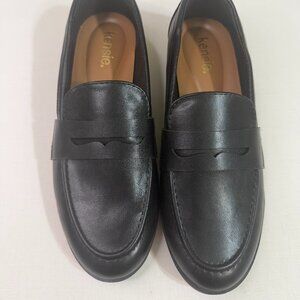 Kensie Black Loafers Size 8.5 Women’s Slip On Flats Classic Penny Loafer Shoes